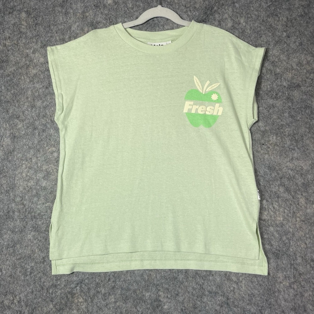 Molo Rayla jersey top Mint Green Apple Fresh  Size 8 Y